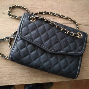 HD By M Black and gold shoulder bag